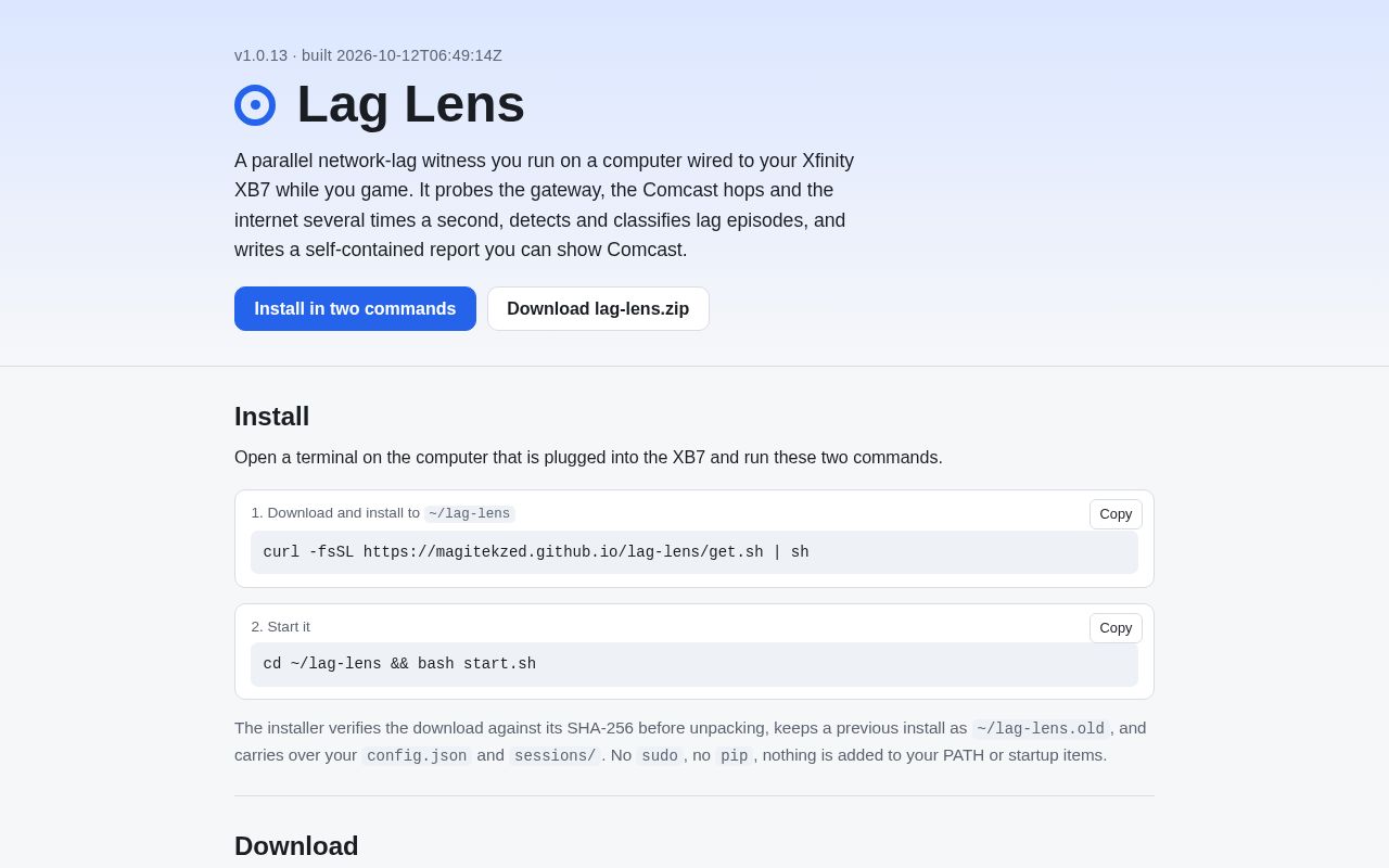 Preview of Lag Lens