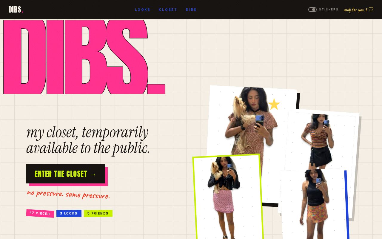 Preview of Dibs