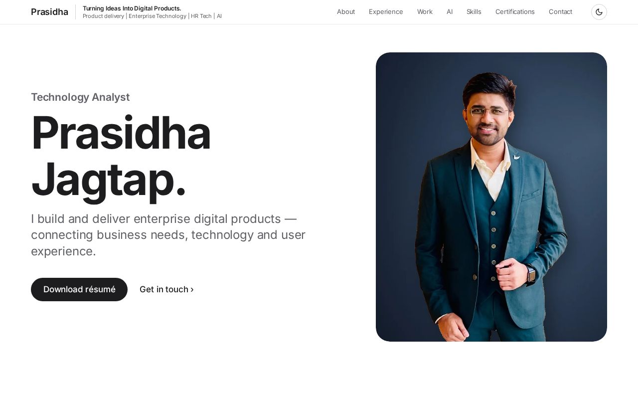 Preview of Prasidha Jagtap
