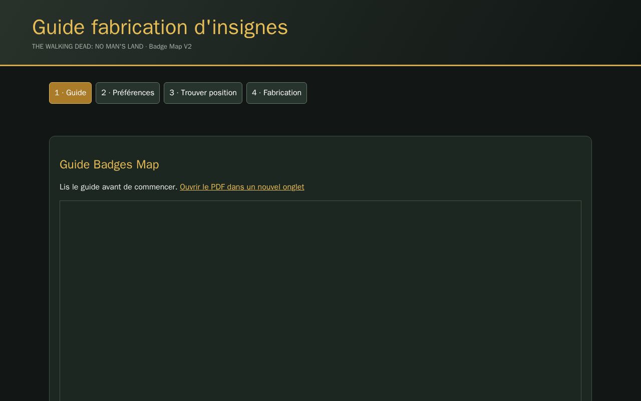 Preview of Guide fabrication insignes