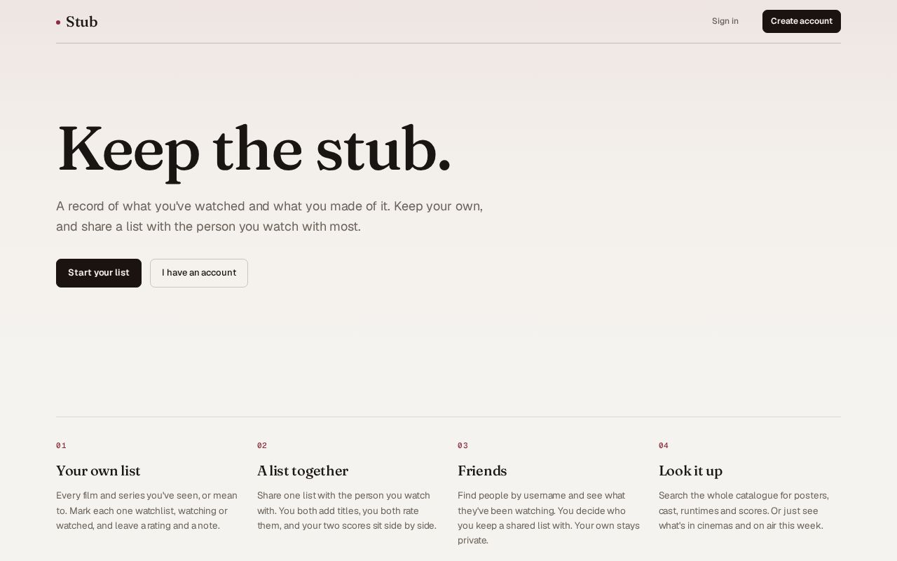 Preview of Stub