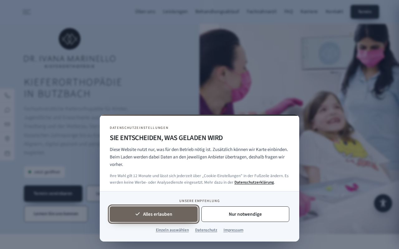 Preview of Marinello Website
