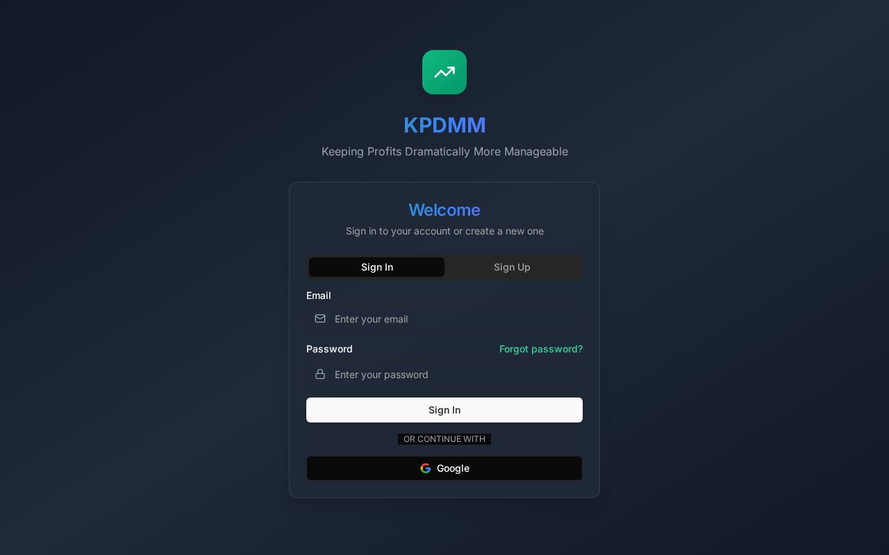 Preview of KPDMM - Keeping Profits Dramatically More Manageable