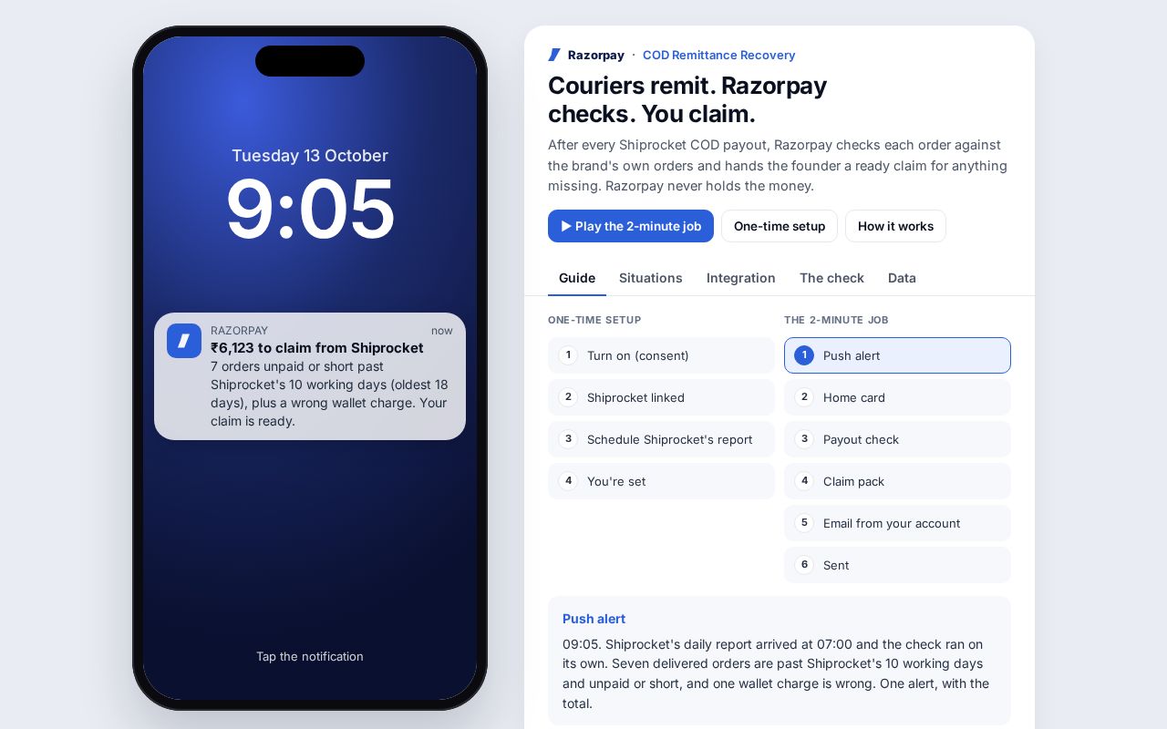 Preview of Cod Remittance Recovery