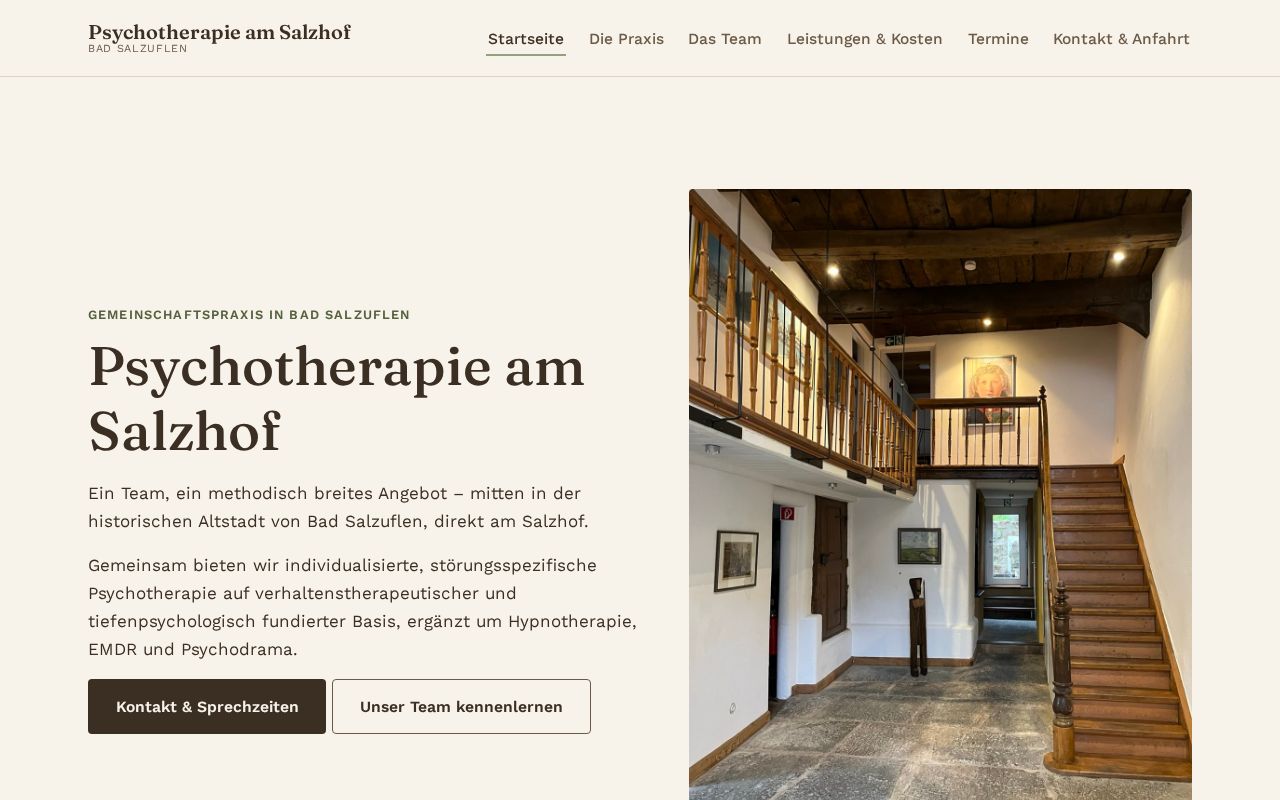 Preview of Psychotherapie Am Salzhof
