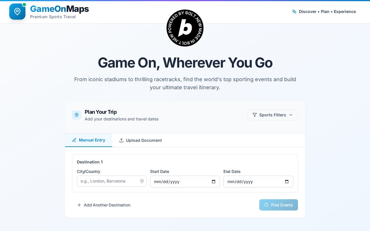 Preview of GameOnMaps