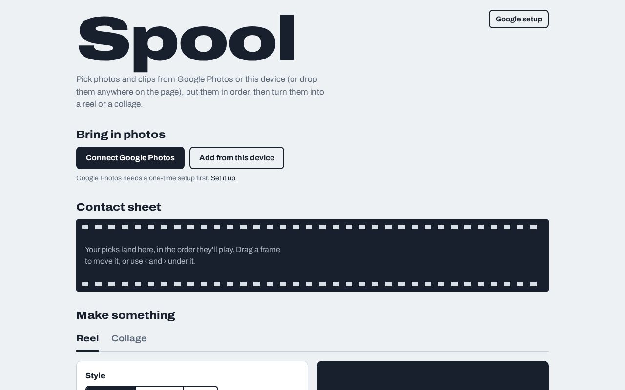 Preview of Spool