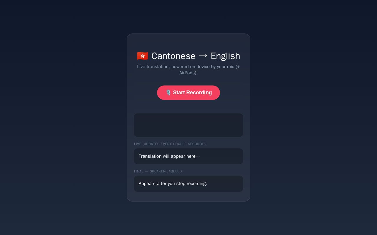 Preview of Translator