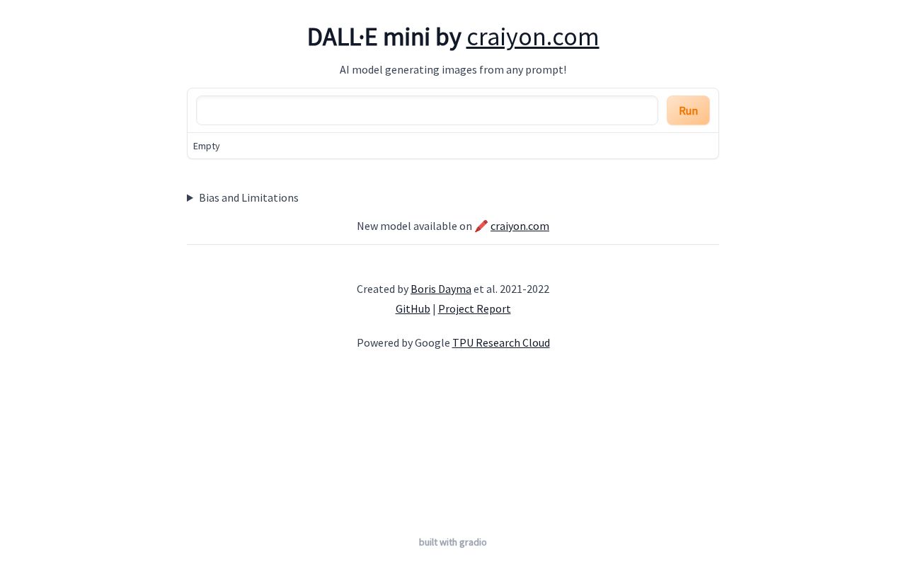 Preview of DALL·E mini