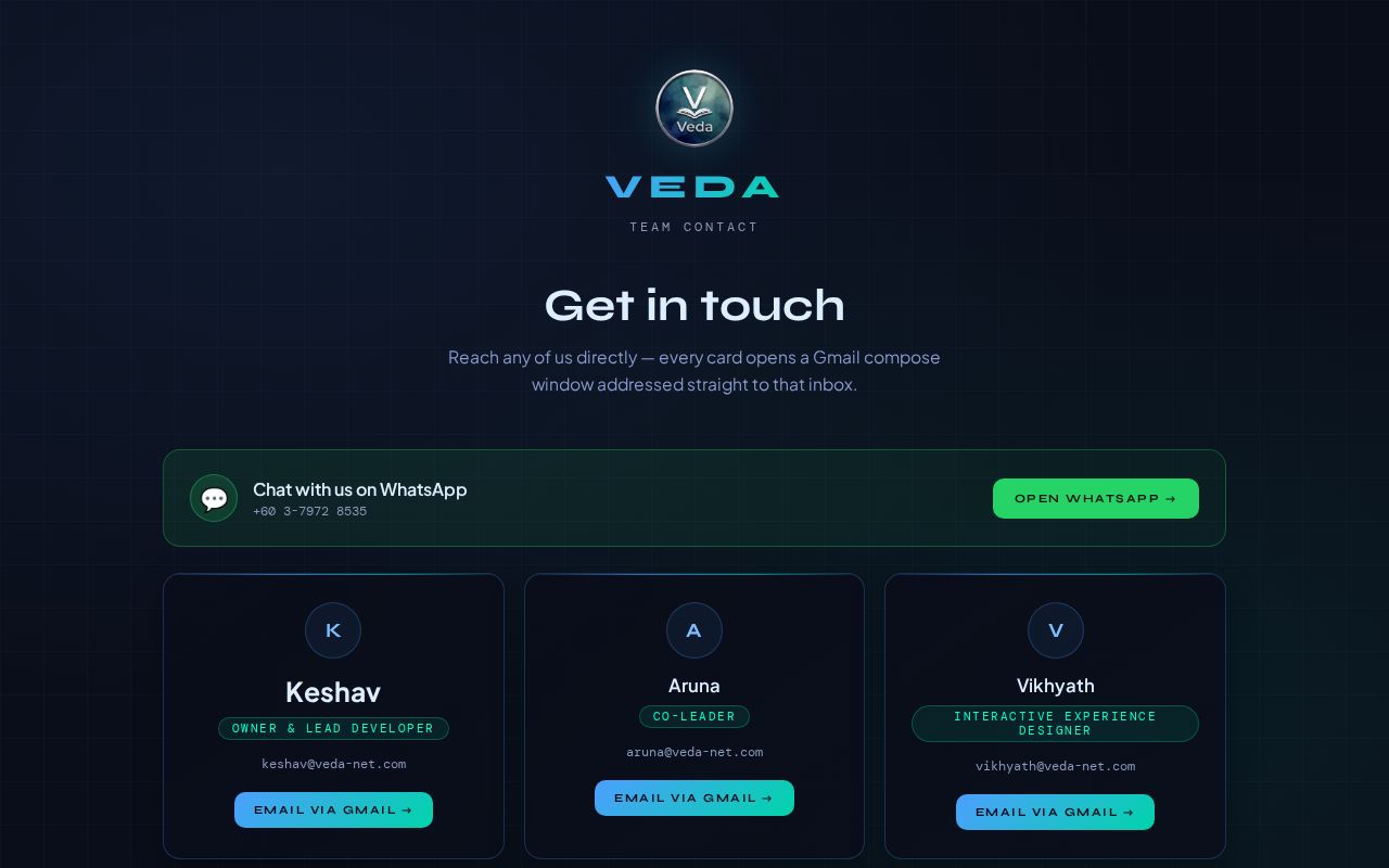 Preview of Veda Contact