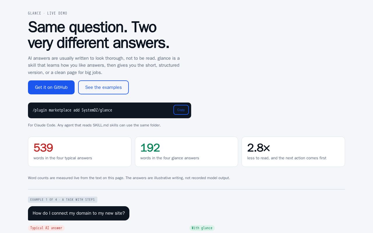 Preview of Glance