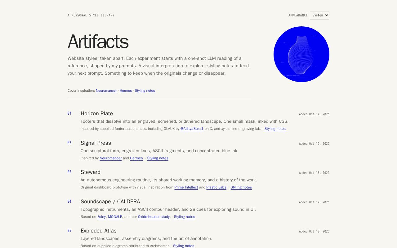 Preview of Artifacts