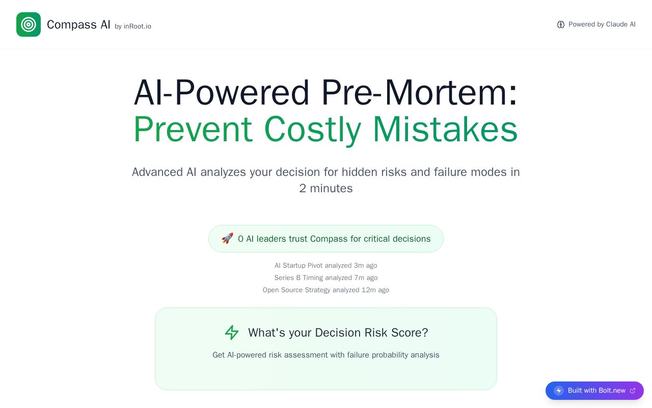 Preview of Compass AI by inRoot.io