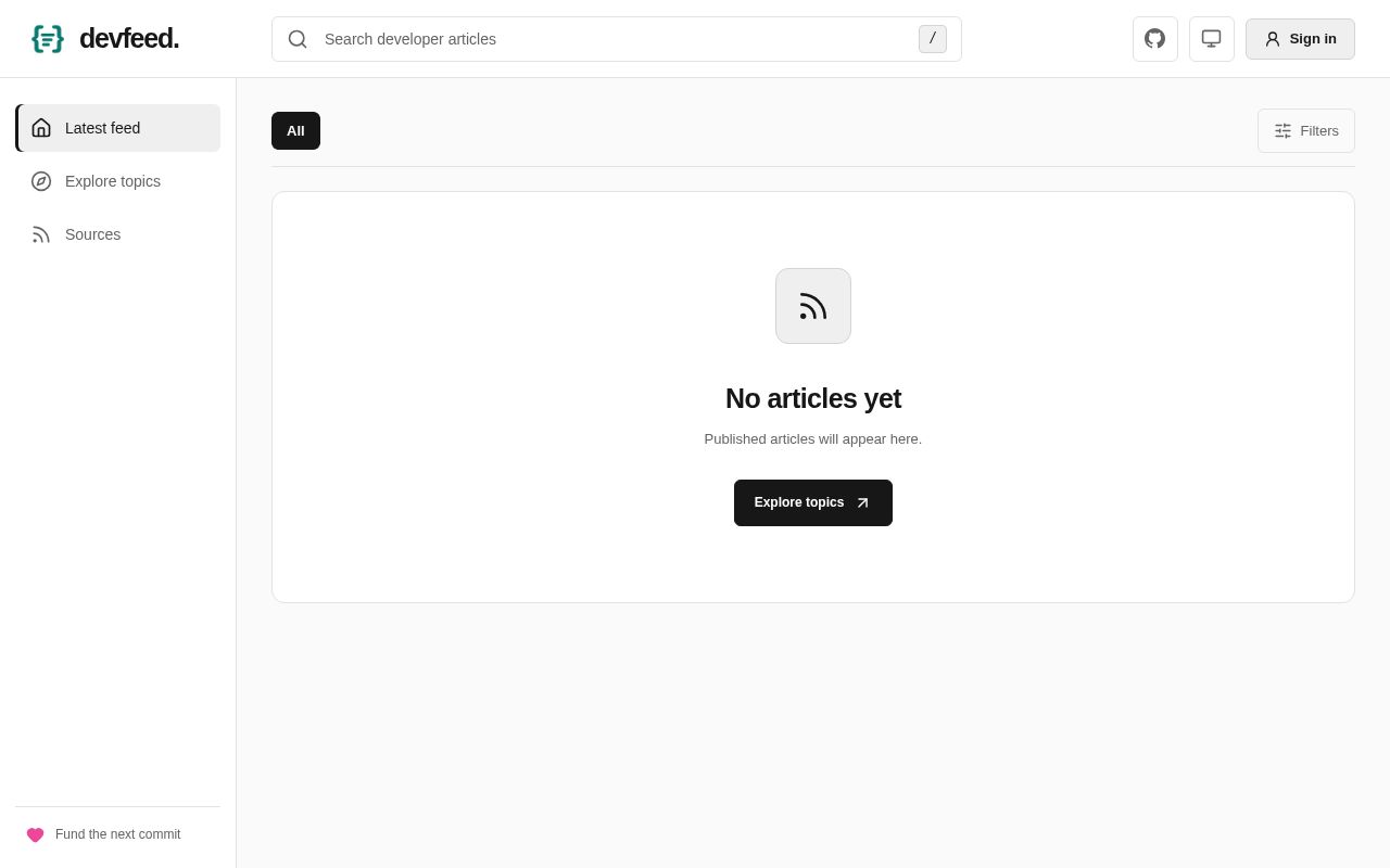 Preview of Devfeed Tech