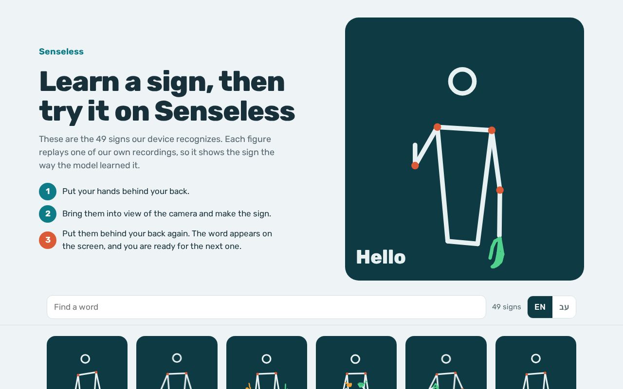 Preview of Senseless signs