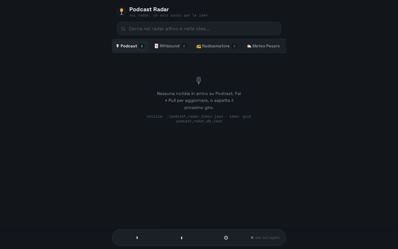 Preview of Podcast Radar
