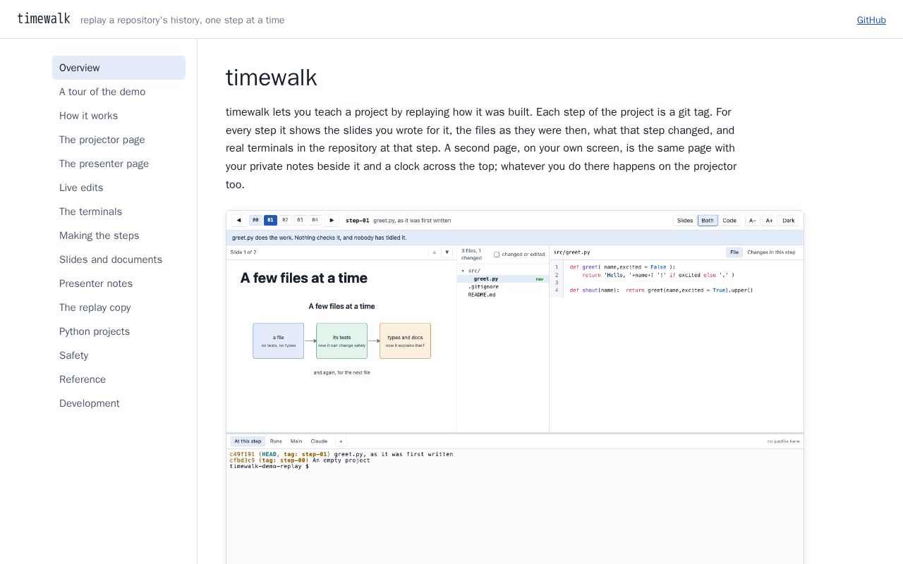 Preview of Timewalk