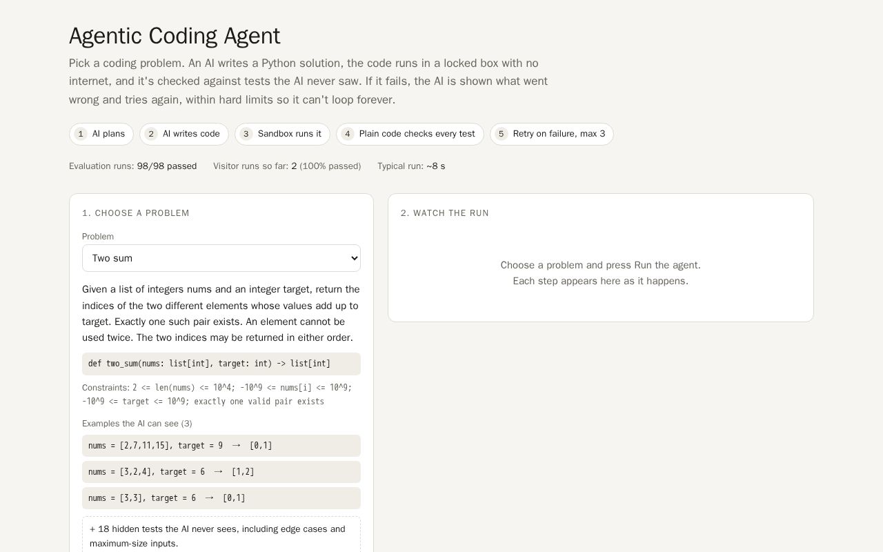 Preview of Agentic Coding Agent