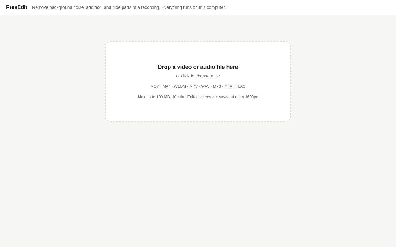 Preview of FreeEdit