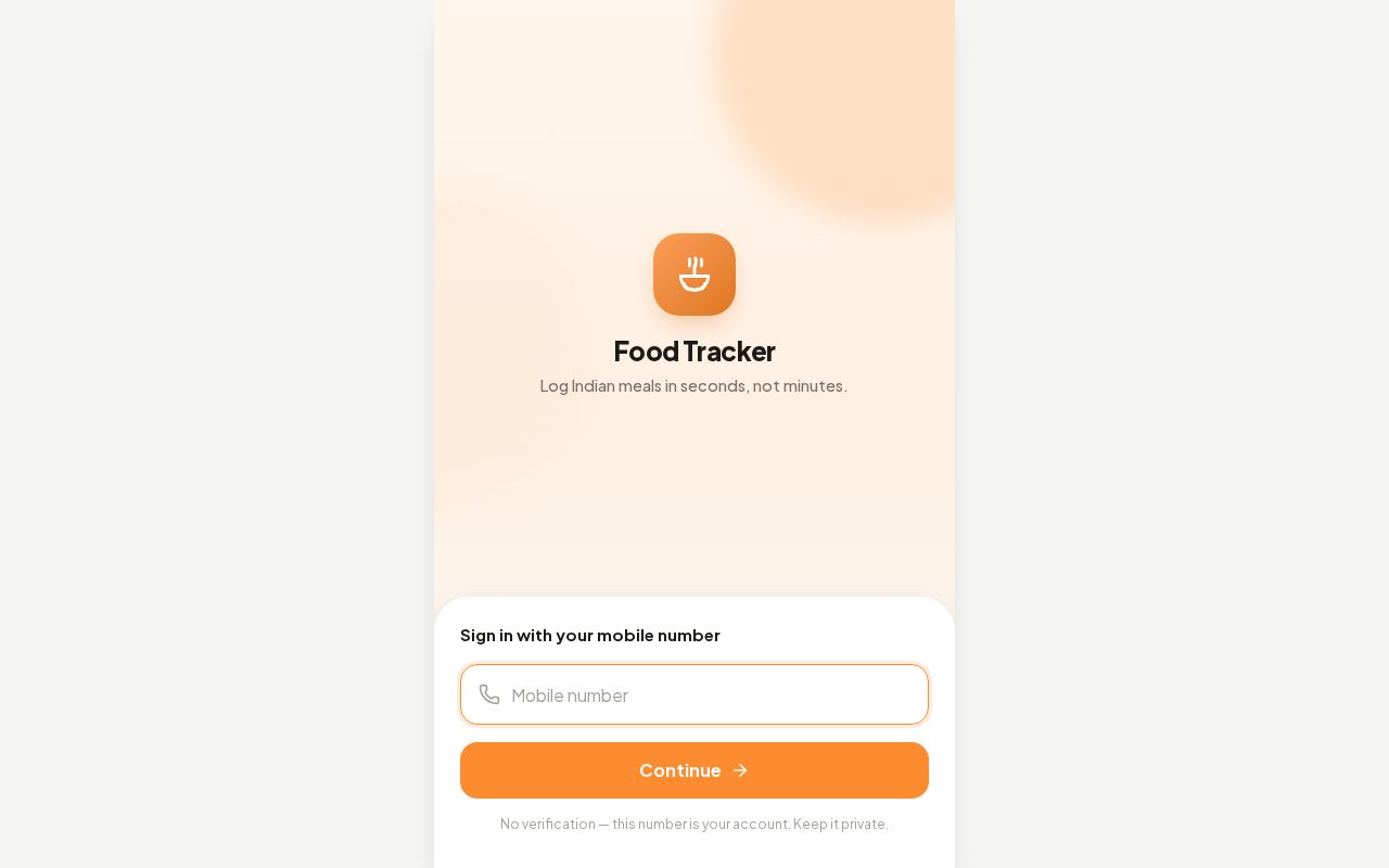 Preview of FoodTracker