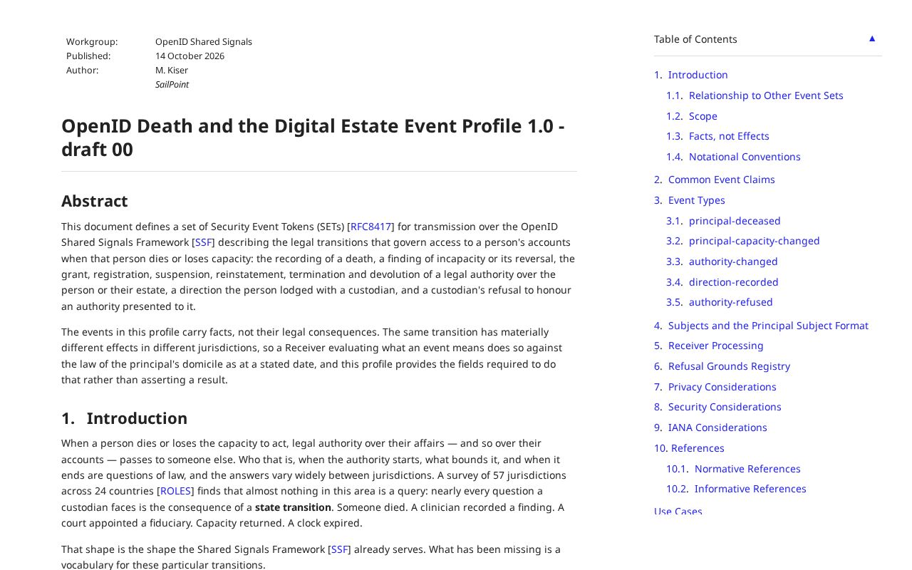 Preview of Openid Dade Events