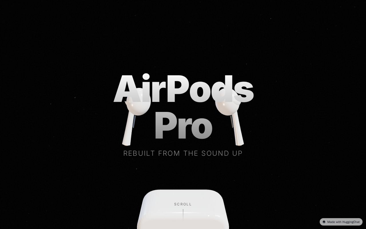 Preview of AirPods 3D - Real Model Loader
