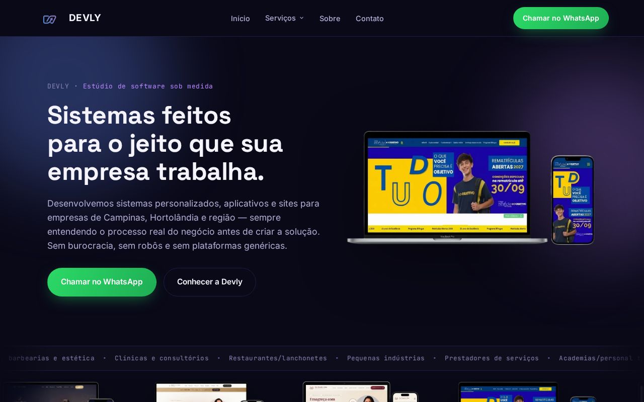 Preview of Devly Site