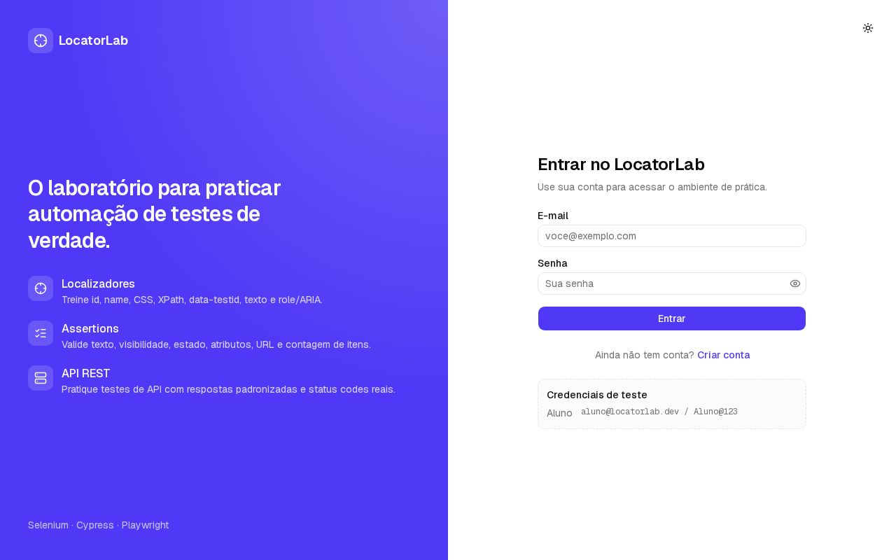 Preview of Locatorlab Testes