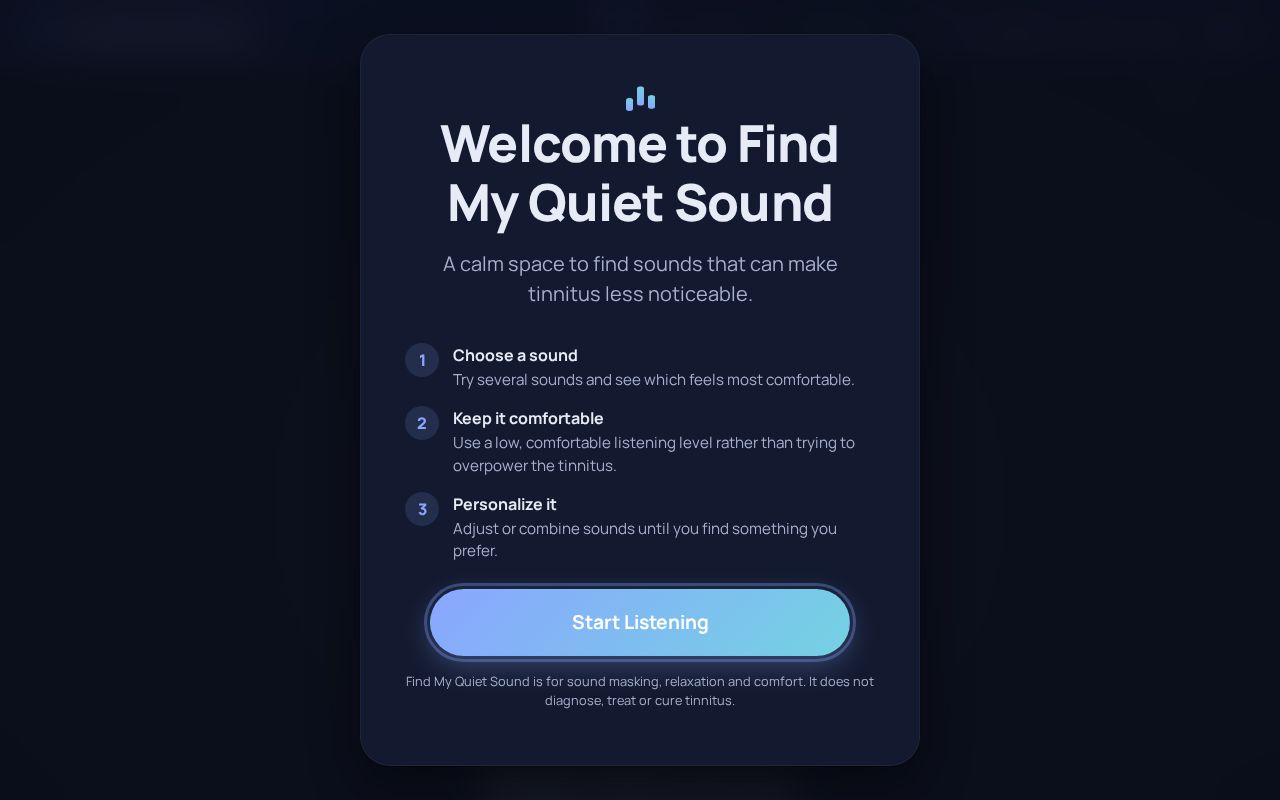 Preview of Softwave - a calm sound studio for tinnitus comfort