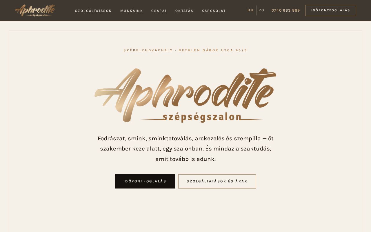 Preview of Aphrodite Szepsegszalon