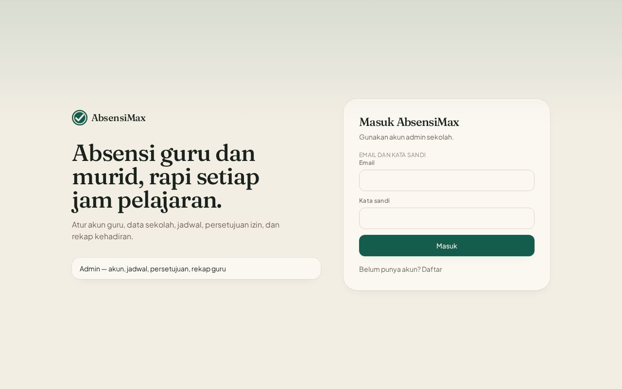 Preview of AbsensiMax