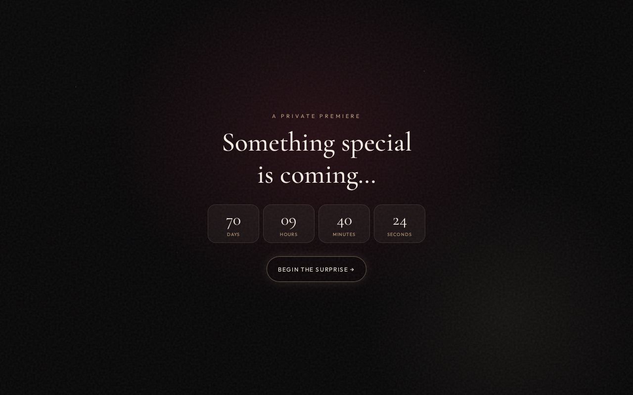 Preview of Surprise website