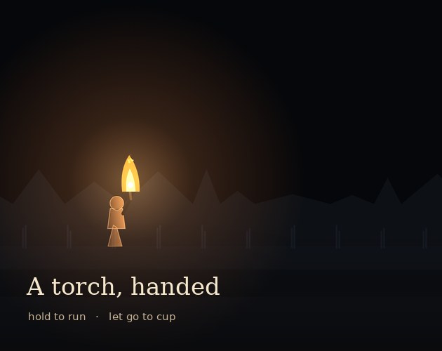 Preview of A torch, handed
