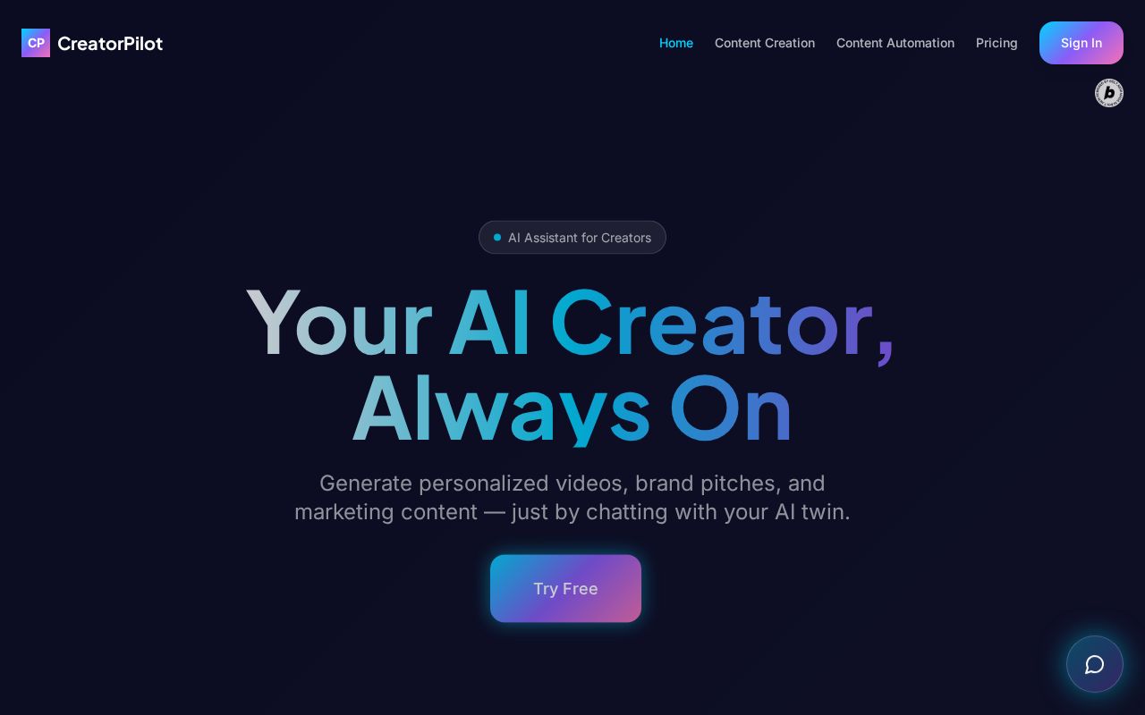 Preview of CreatorPilot