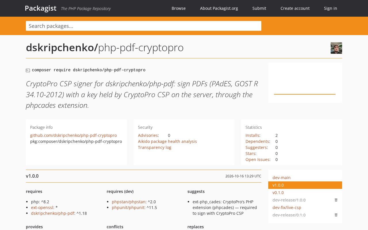 Preview of Php Pdf Cryptopro