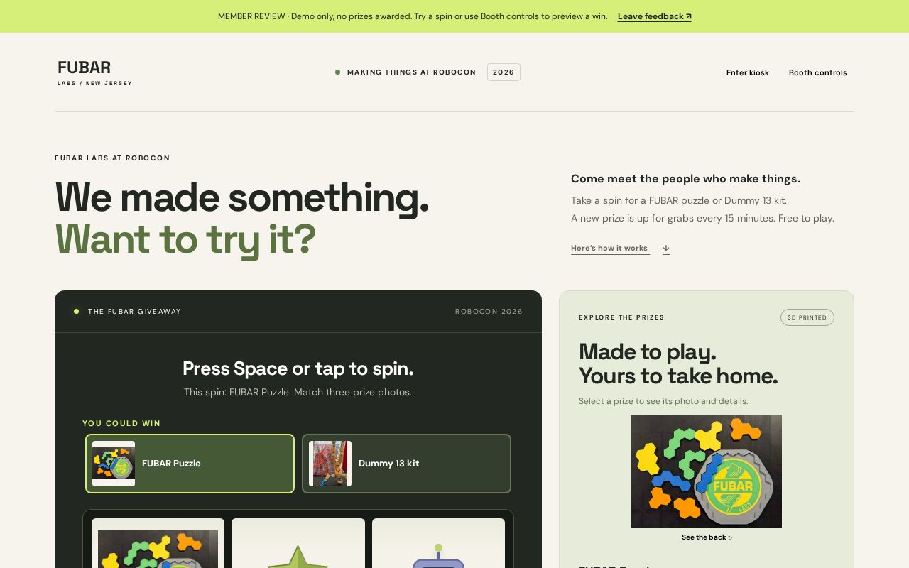 Preview of FUBAR Labs