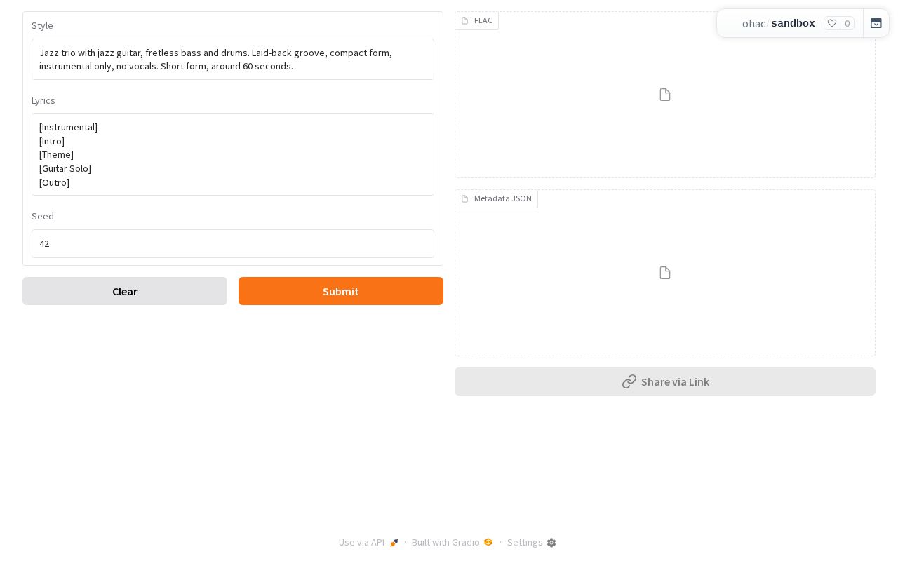 Preview of Sandbox