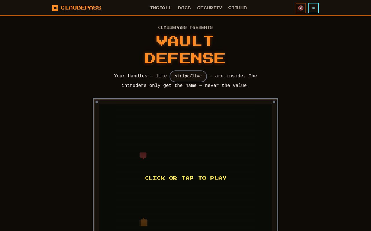 Preview of Secret manager for AI coding agents. Agents see Handles, never Secret values.