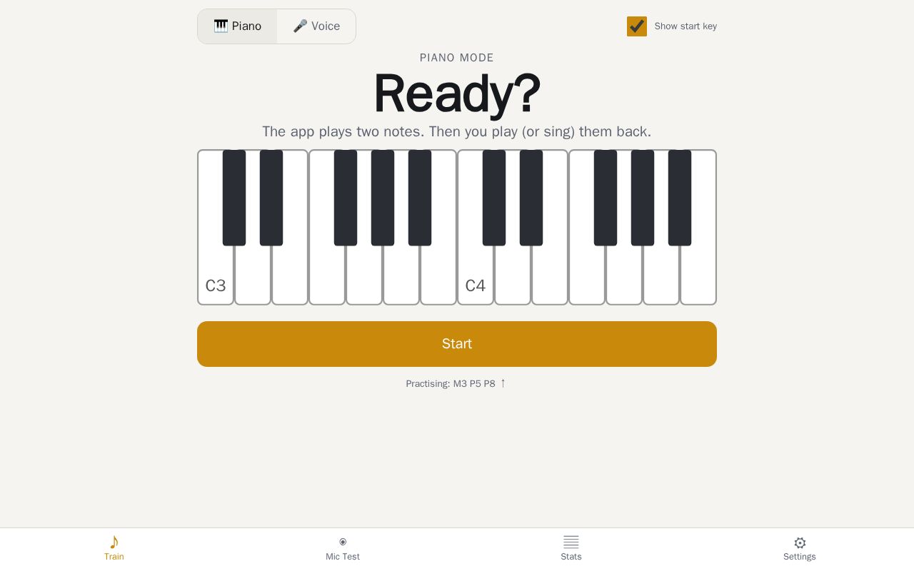 Preview of Interval Ear Trainer