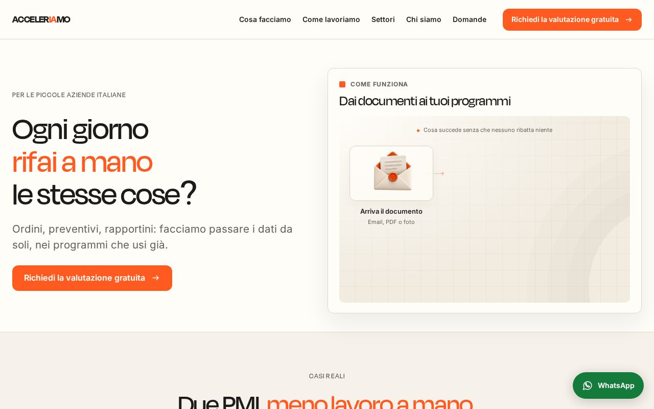 Preview of AcceleriamoSitoWeb