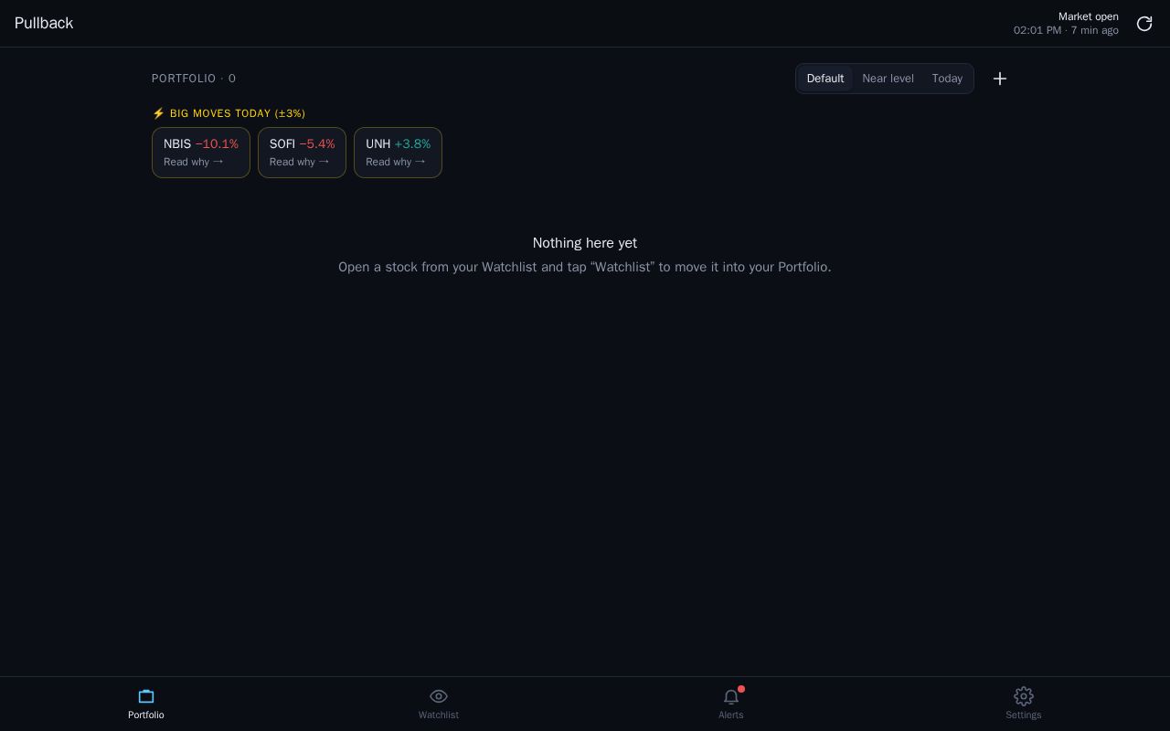 Preview of Stock Alerts