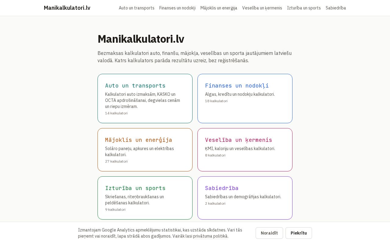 Preview of Manikalkulatori