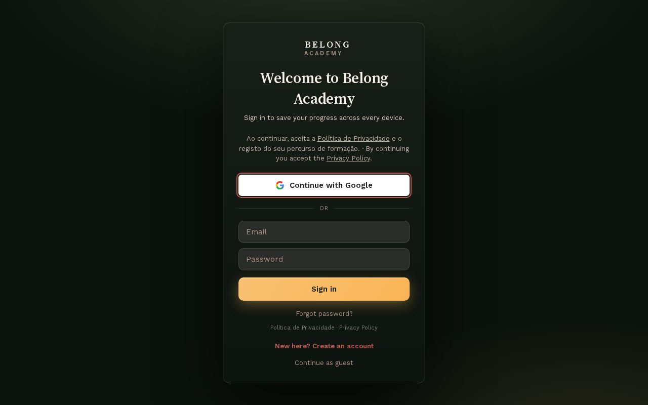Preview of Belong Academy