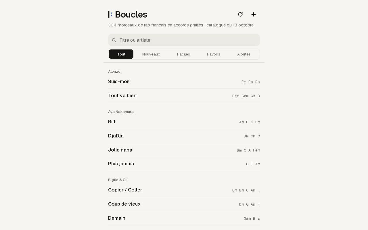 Preview of Boucles