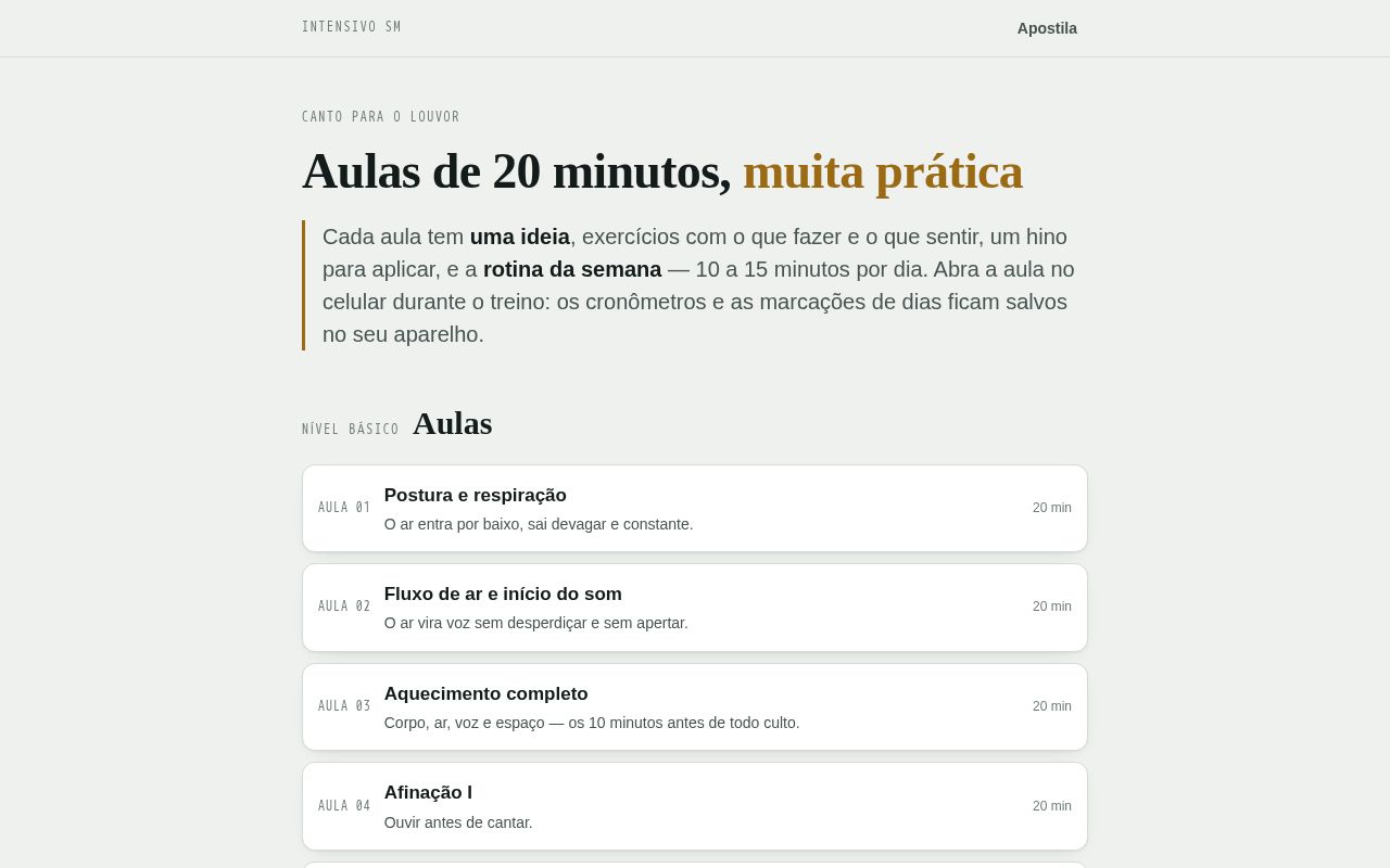 Preview of Intensivo de Canto Coral ICM Santa Mônica