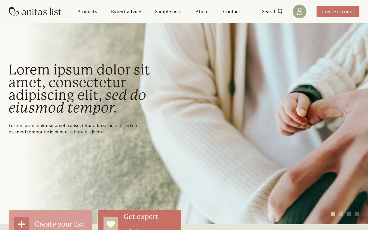 Preview of Anitaslist Frontend