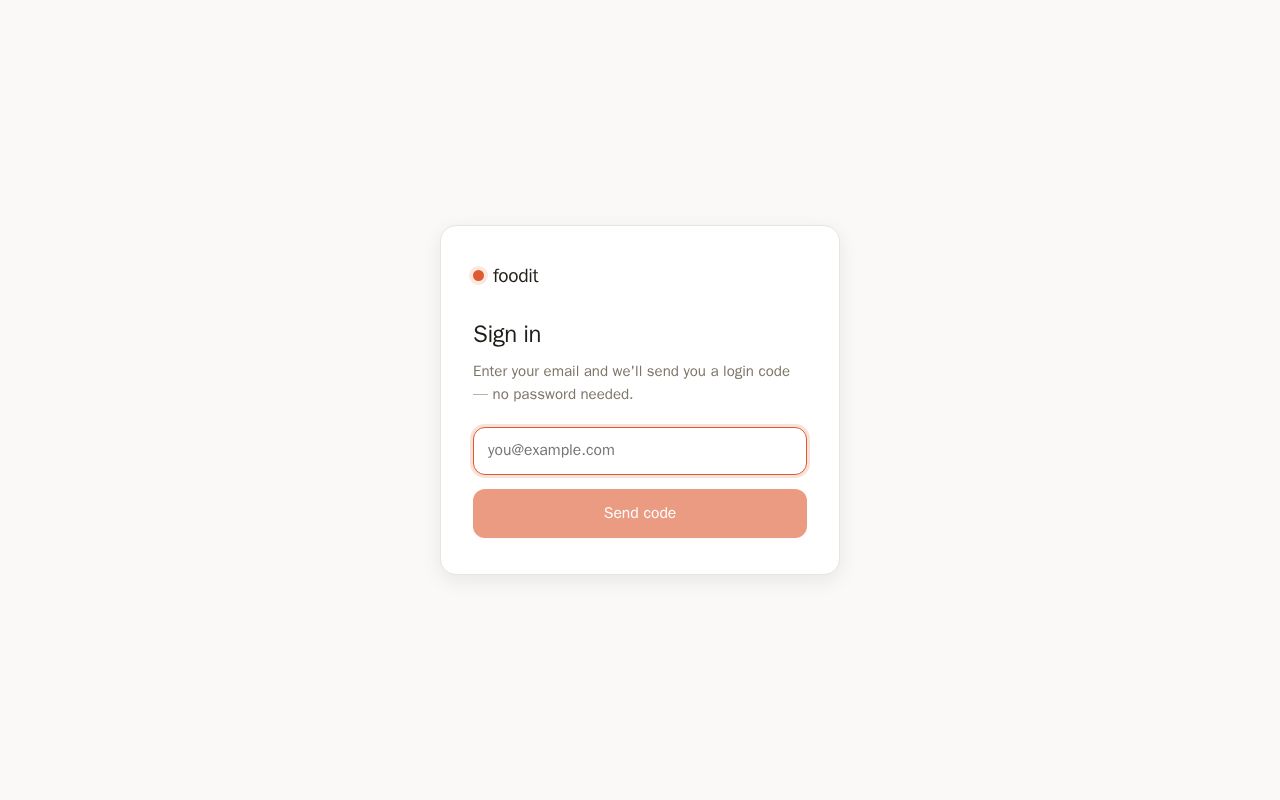 Preview of Foodit