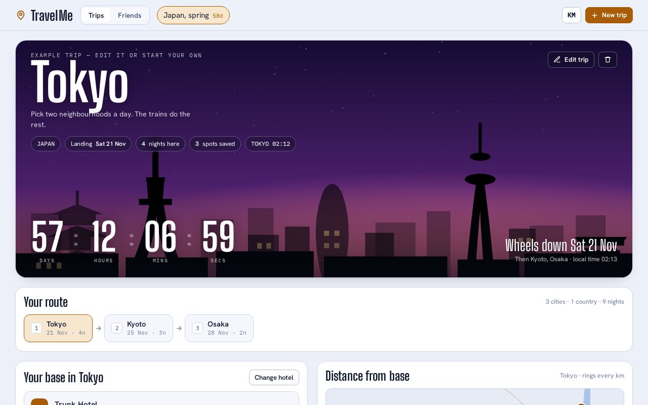 Preview of TravelMe