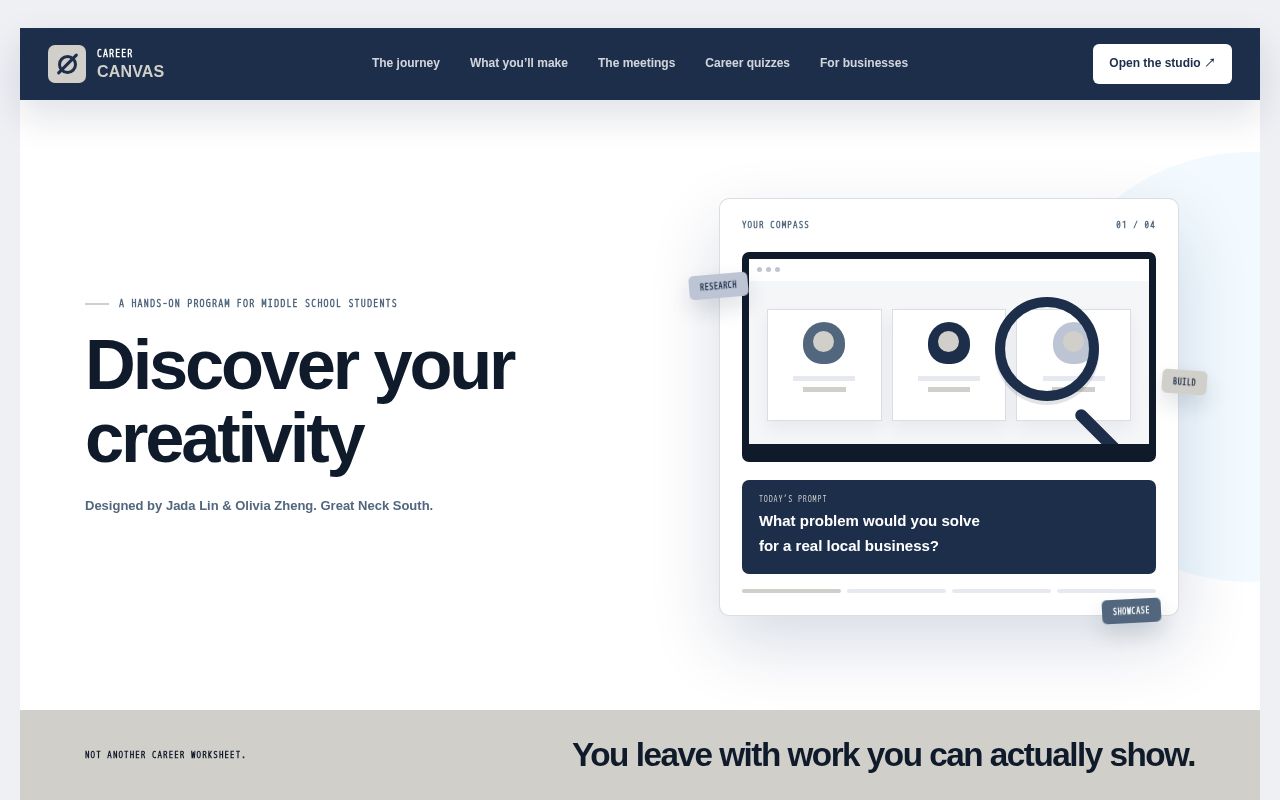 Preview of Career Canvas