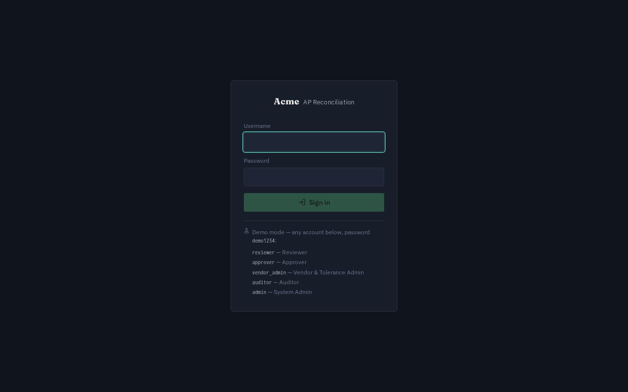 Preview of Ap Invoice Reconciliation
